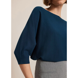 Phase Eight Cristine Petrol Knit Jumper